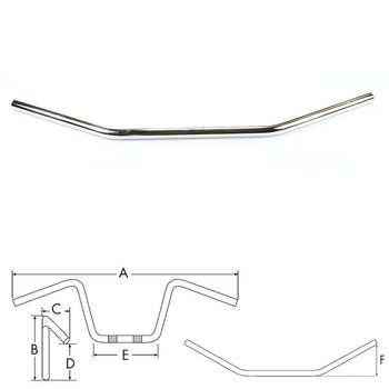Drag Bar Medium 22mm