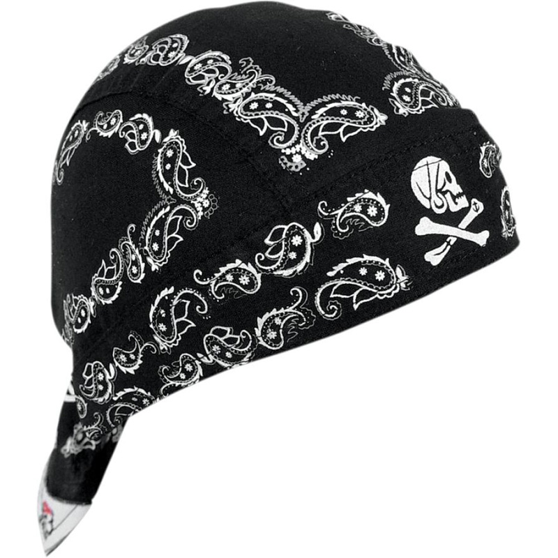 Zan Headgear Black Paisley