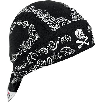 Zan Headgear Black Paisley
