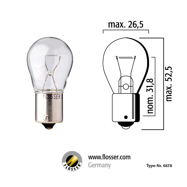 Glödlampa 21W BAU15S