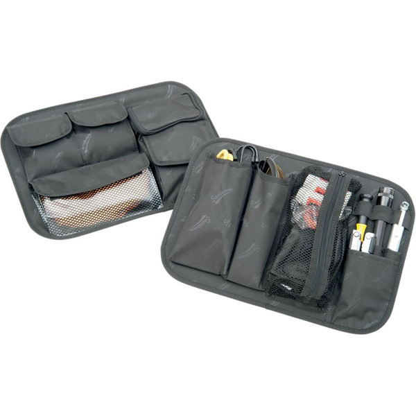 BMW R1200GS Saddlebag lid organizer set