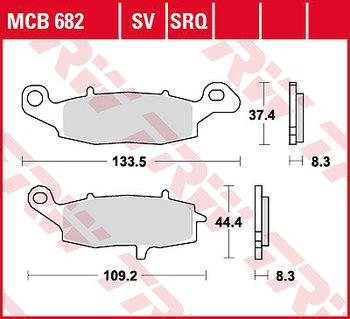 SV650 (vänster sida) 1999-2010