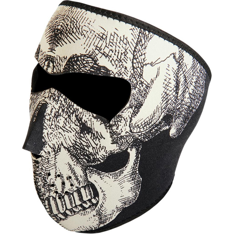 Zan Headgear helmask Skull Face Glow