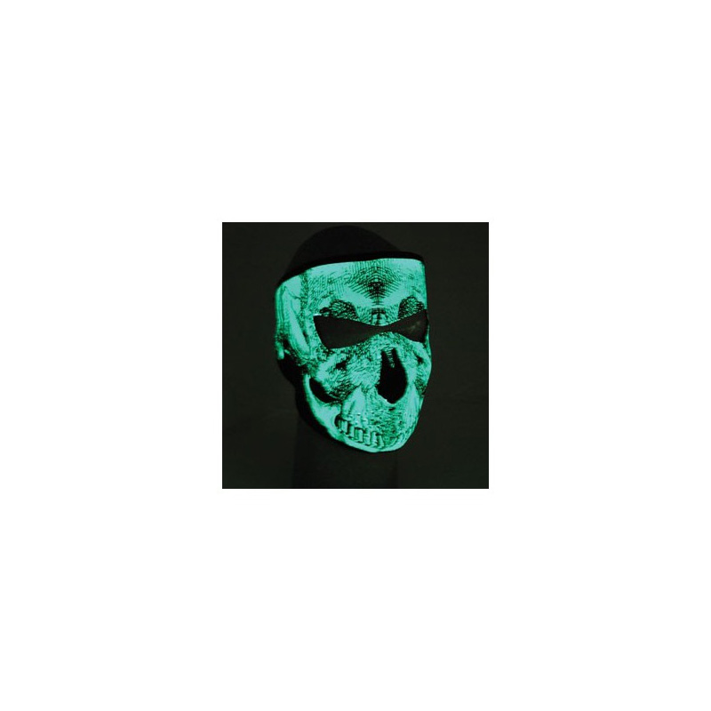 Zan Headgear helmask Skull Face Glow - 2