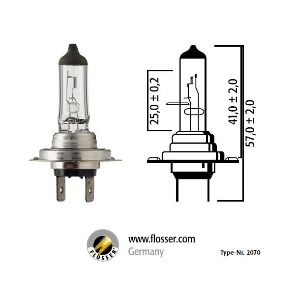 Glödlampa H7 PX26D