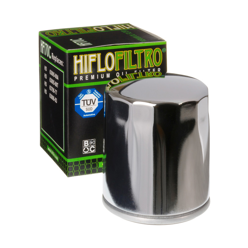 Harley oljefilter HF170 Krom