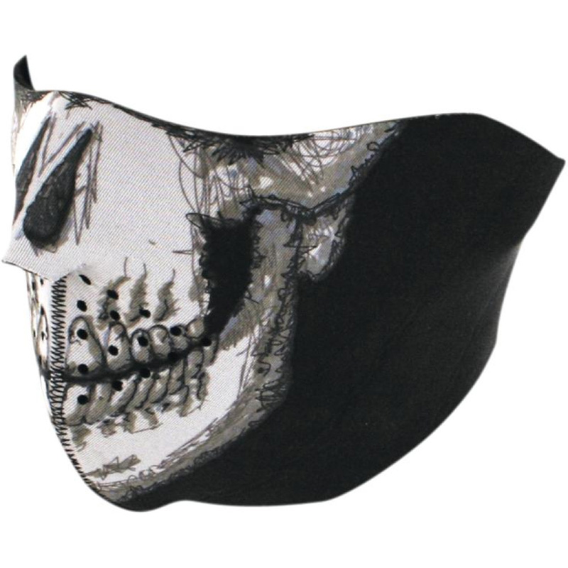 Zan Headgear halvmask Skull face