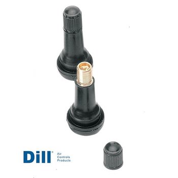 Däckventil svart TR413