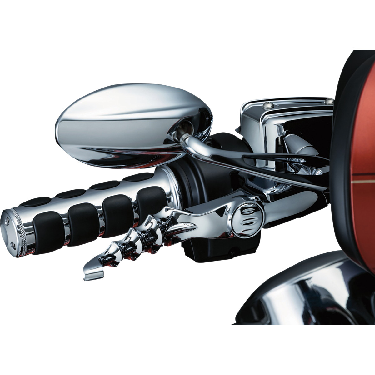 ISO-Grips  for Electronic Throttle, Chrome
