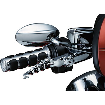 ISO-Grips  for Electronic Throttle, Chrome