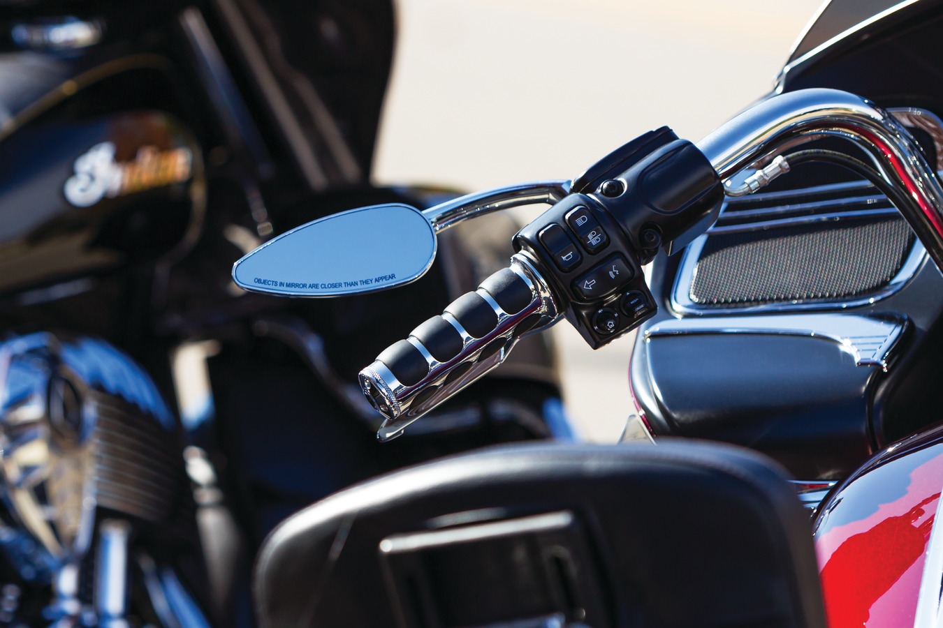 ISO-Grips  for Electronic Throttle, Chrome - 2