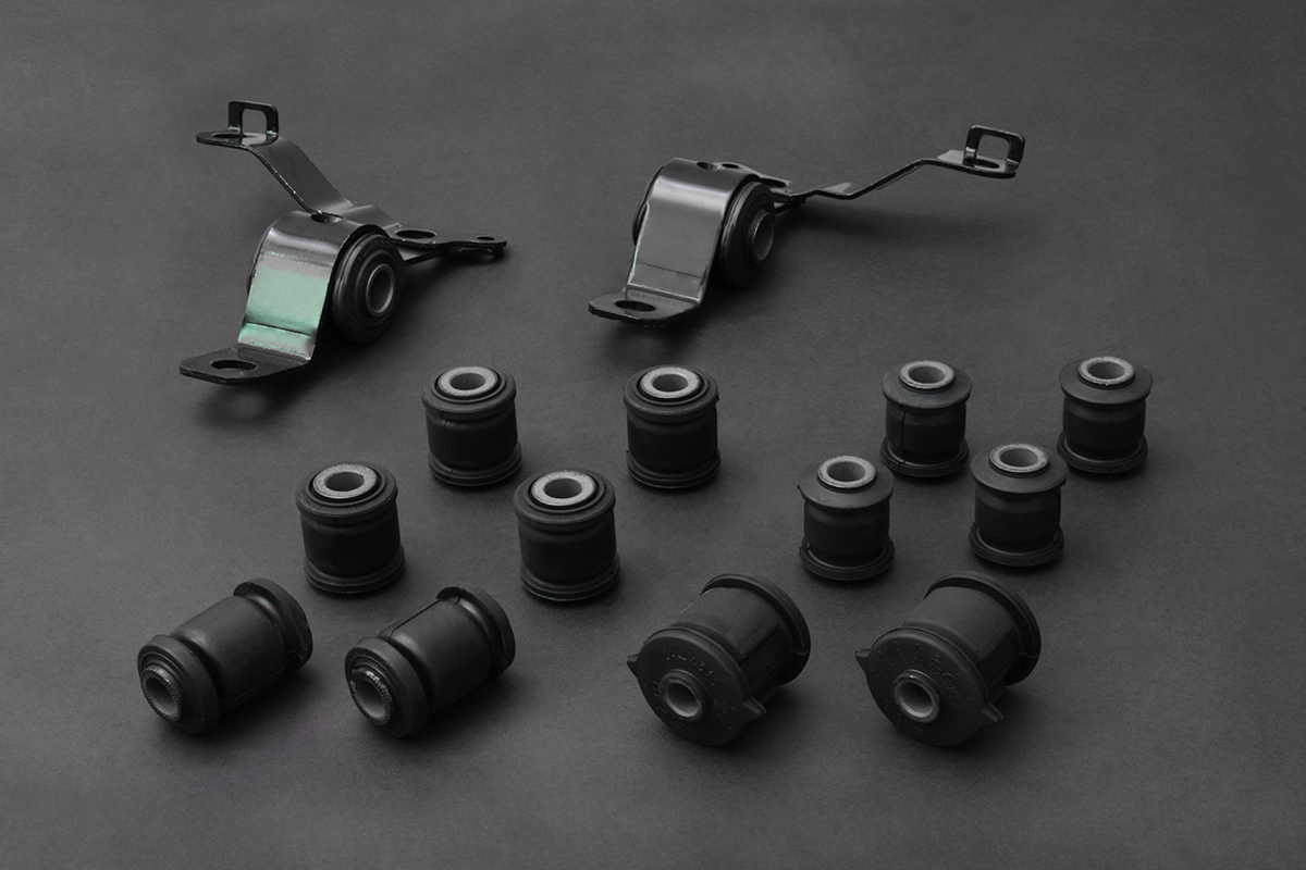 TOYOTA COROLLA 93-00 COMPLETE BUSHING KIT
(HARDEN RUBBER) 14PCS/SET