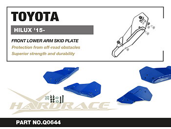TOYOTA HILUX '15-/ FORTUNER '15-
Främre Bärarm SKID PLATE - 2 St/Sats
