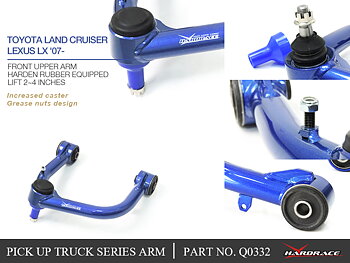 TOYOTA LAND CRUISER / LEXUS LX '07- / L200
FRONT UPPER ARM - LIFT 2~4 INCHES
(HARDEN RUBBER) - 2PCS/SET