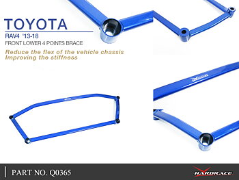 TOYOTA RAV4 '13-18
Främre LOWER 4 POINTS BRACE - 1 St/Sats