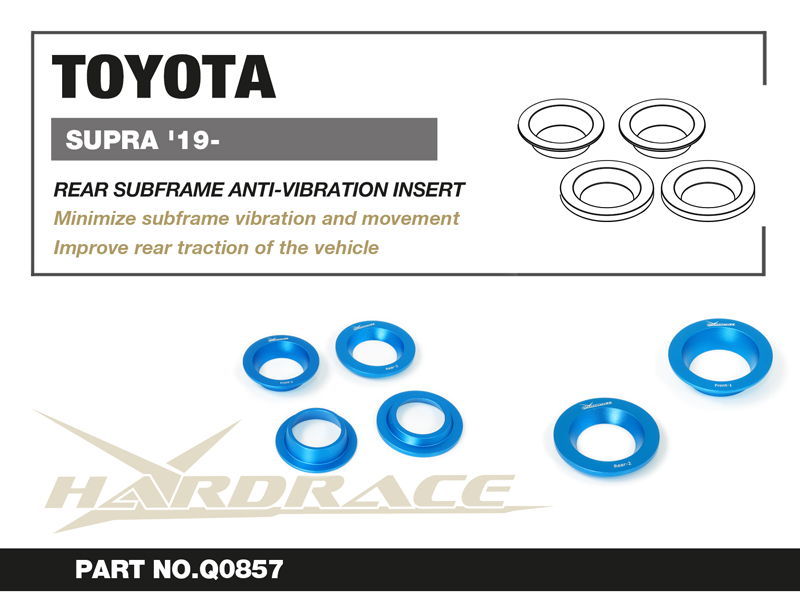 TOYOTA SUPRA '19-
Bakre SUBFRAME ANTI-VIBRATION INSERT - 4 St/Sats