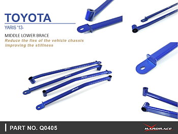 TOYOTA YARIS '13-
MIDDLE LOWER BRACE - 4 St/Sats