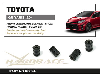 TOYOTA GR YARIS '20- Främre Bärarm Främre Bussning KIT (Hårdare Gummi) - 2 St/Sats