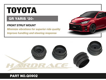TOYOTA GR YARIS '20-/ YARIS XP210 '20- Främre Fjäderben Fäste Hårdare Gummi - 2 St/Sats