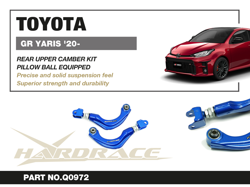 TOYOTA GR YARIS '20-
Bakre Övre Cambersats
(Länklager) - 2 St/Sats