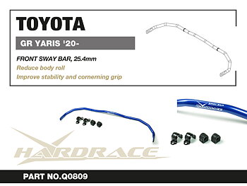 TOYOTA GR YARIS GXPA16/MXPA12 '20-
Främre kränghämmare, 25.4mm - 5 St/Sats