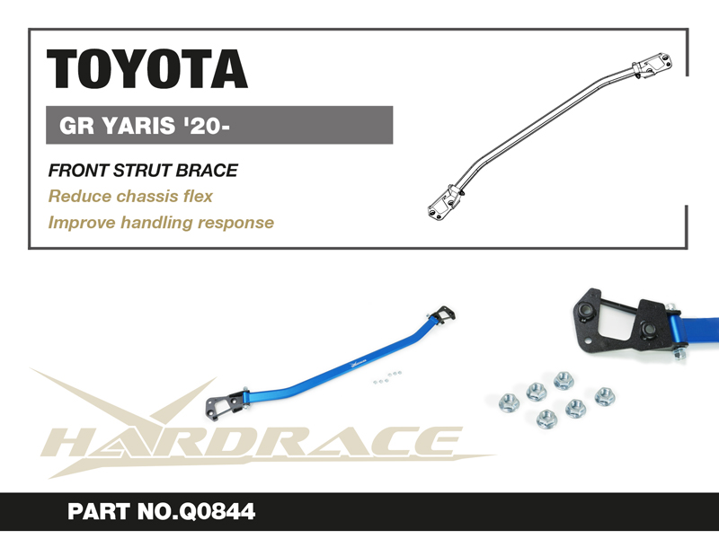 TOYOTA GR YARIS '20-
Främre Fjäderben BRACE - 1 St/Sats