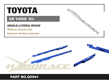 TOYOTA GR YARIS '20- MIDDLE Sido BRACE - 2 St/Sats
