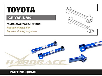 TOYOTA GR YARIS '20- Bakre LOWER - Bakre BRACE - 2 St/Sats