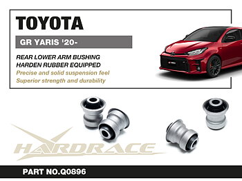 TOYOTA GR YARIS '20- Bakre Bärarm Bussning KIT (Hårdare Gummi) - 2 St/Sats