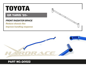 TOYOTA GR YARIS '20- Främre RADIATOR BRACE - 1 St/Sats