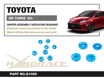 TOYOTA GR YARIS '20- SHIFTER ASSEMBLY FästeING Bussning SOLID ALUMINUM - 8 St/Sats