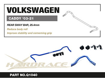 VW CADDY '03-21 FWD Bakre kränghämmare 22mm - 5 St/Sats
