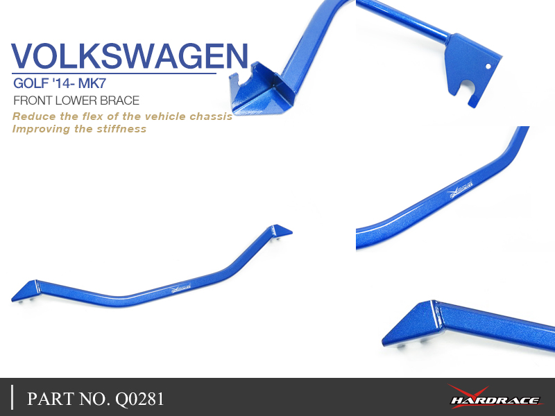 VOLKSWAGEN GOLF '14- MK7
Främre LOWER BRACE - 1 St/Sats