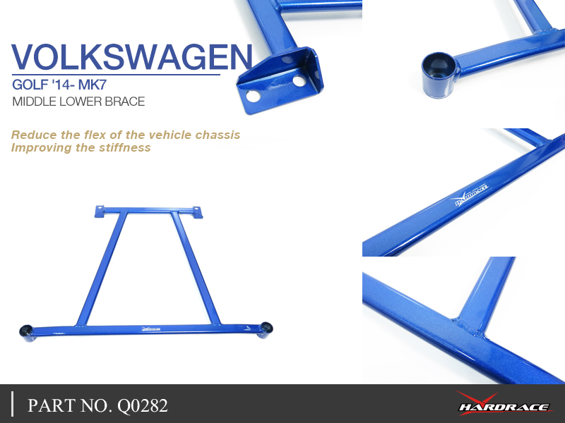 VOLKSWAGEN GOLF '14- MK7
MIDDLE LOWER BRACE - 1 St/Sats