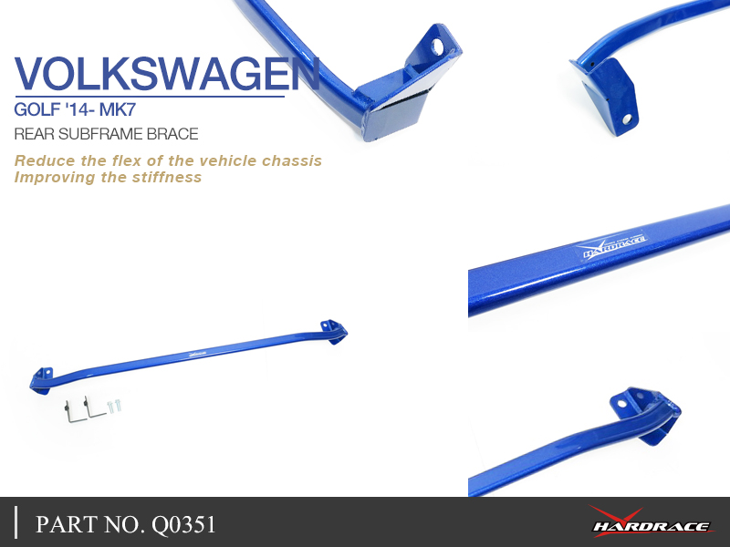 VOLKSWAGEN GOLF '14- MK7
Bakre SUBFRAME BRACE - 1 St/Sats
