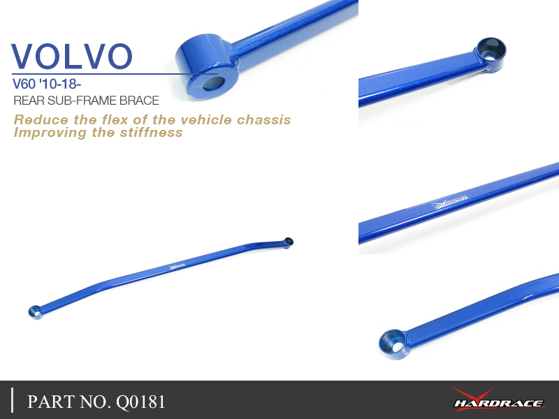 VOLVO S60/V60 '10-18
Bakre SUB-FRAME BRACE - 1 St/Sats