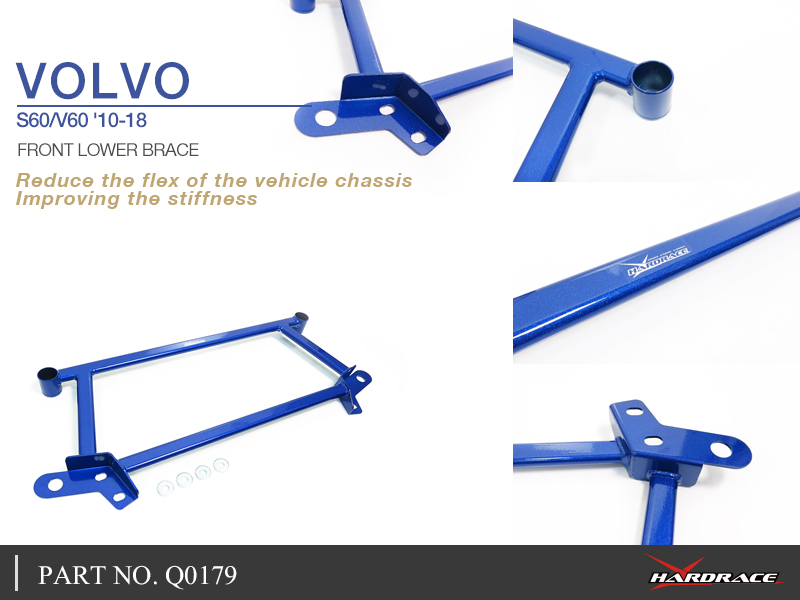 VOLVO S60/V60 '10-18
FRONT LOWER BRACE - 1PCS/SET