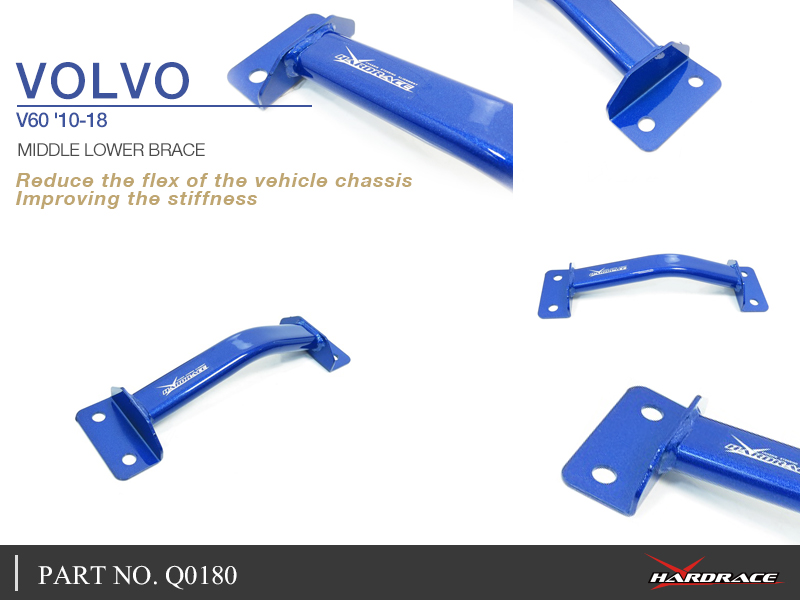 VOLVO S60/V60 '10-18
MIDDLE LOWER BRACE - 1 St/Sats