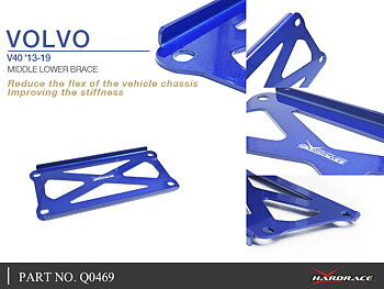 VOLVO V40 '13-19
MIDDLE LOWER BRACE - 1PCS/SET