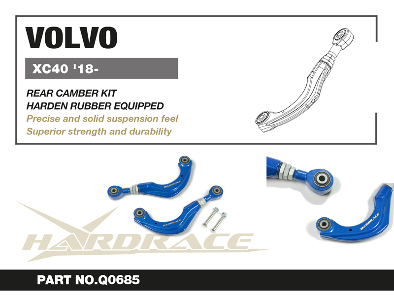 VOLVO XC40 '18-/ LYNK&CO 01 '17-
Bakre Cambersats
(Hårdare Gummi) - 2 St/Sats