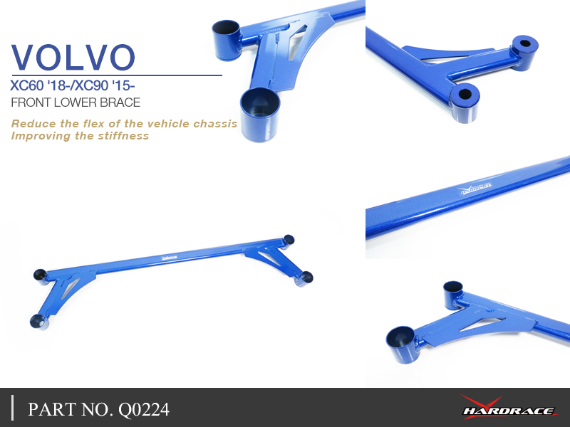 VOLVO XC60 '18-/XC90 '15-
FRONT LOWER BRACE - 1PCS/SET