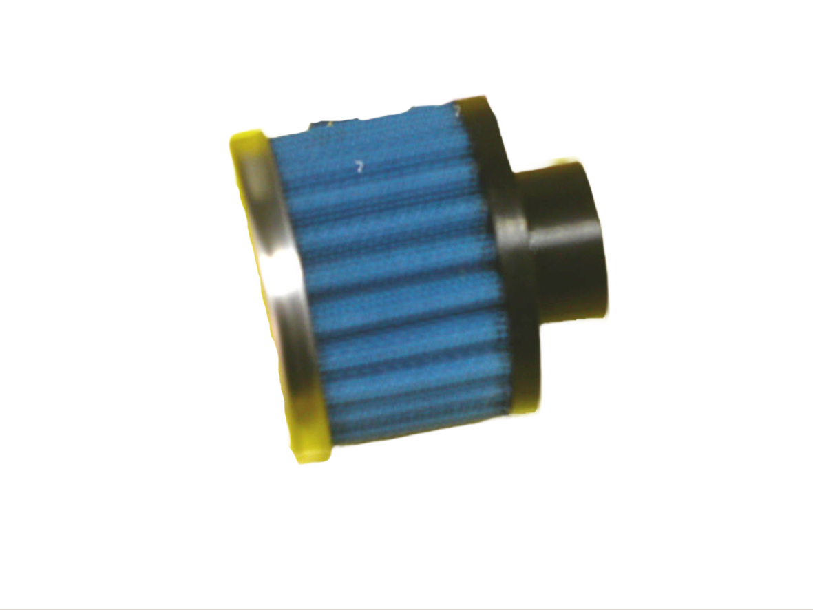 JR Filter Cylindriskt, Anslutningsdiameter 13, Kromad Topp