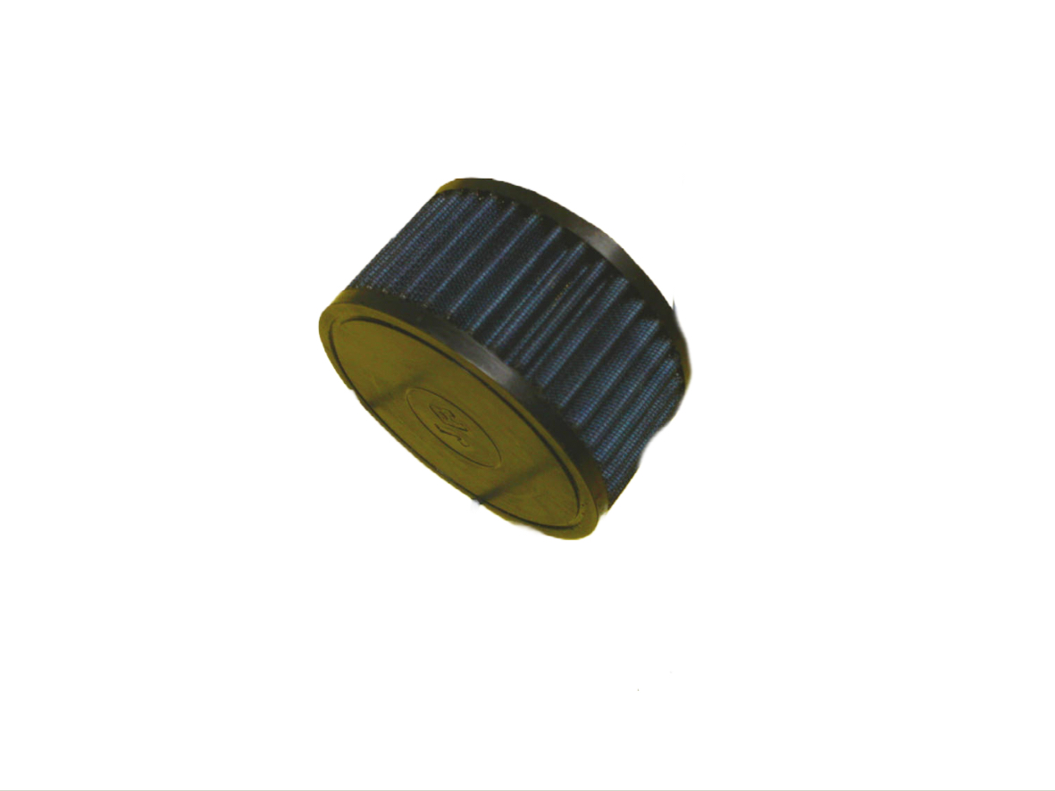 JR Filter Cylindrical, Connection diameter 52, Black Rubber Top