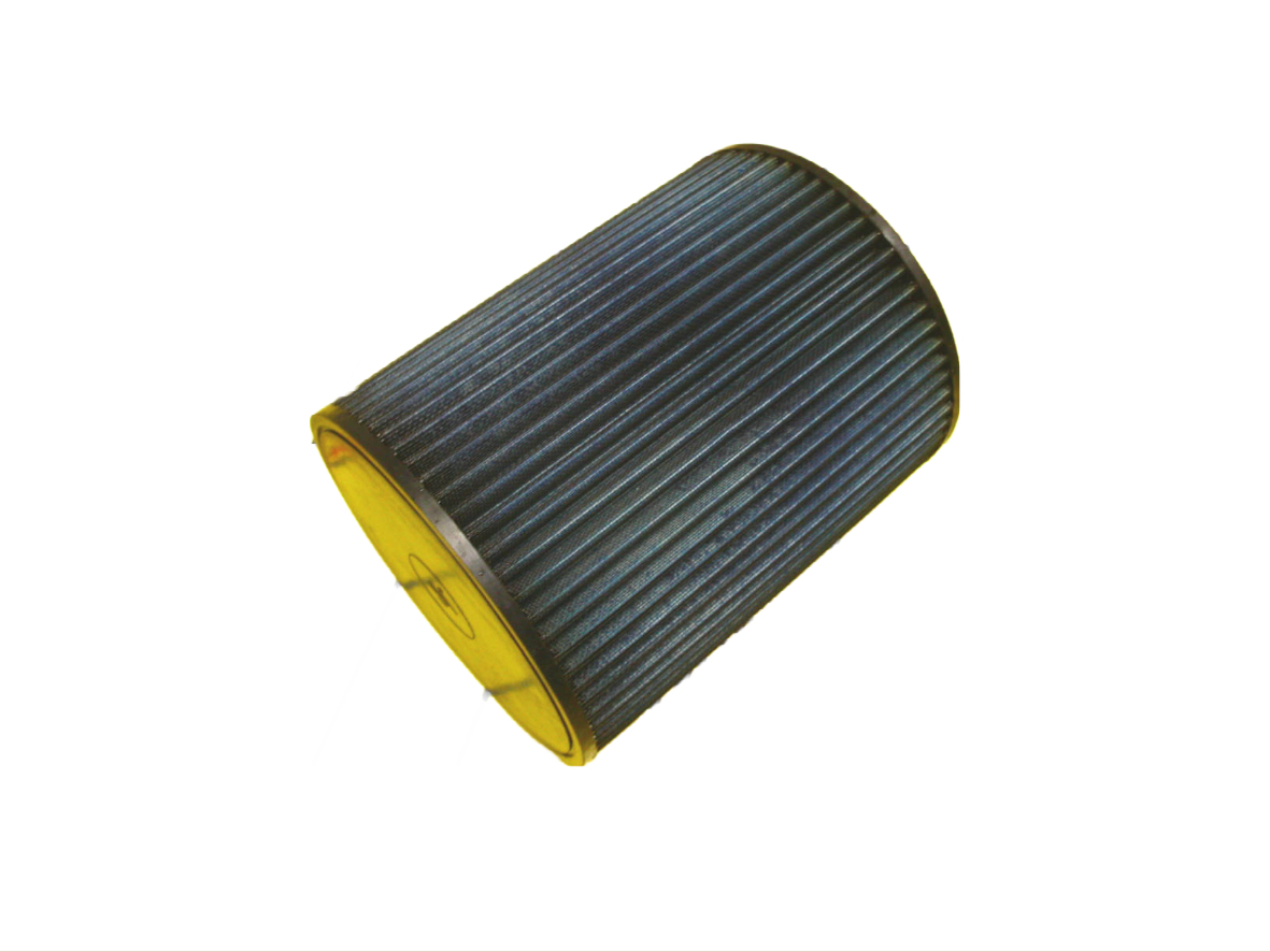 JR Filter Cylindriskt, Anslutningsdiameter 65, Svart Gummitopp