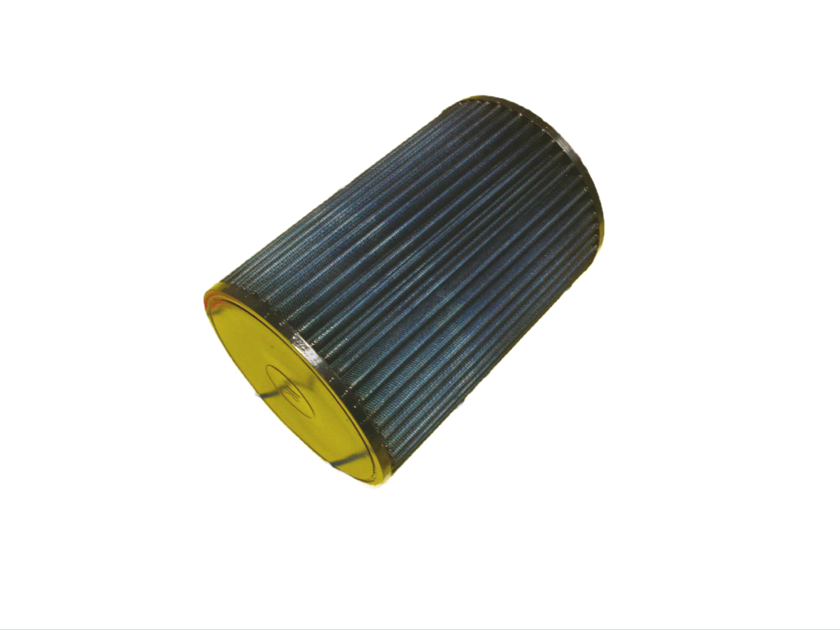 JR Filter Cylindriskt, Anslutningsdiameter 65, Svart Gummitopp