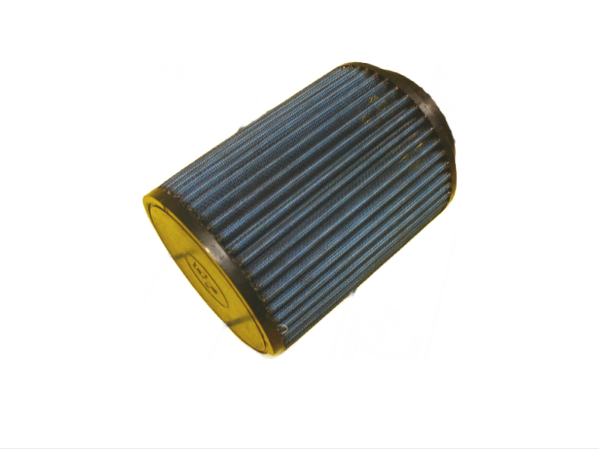 JR Filter Cylindriskt, Anslutningsdiameter 70, Svart Gummitopp