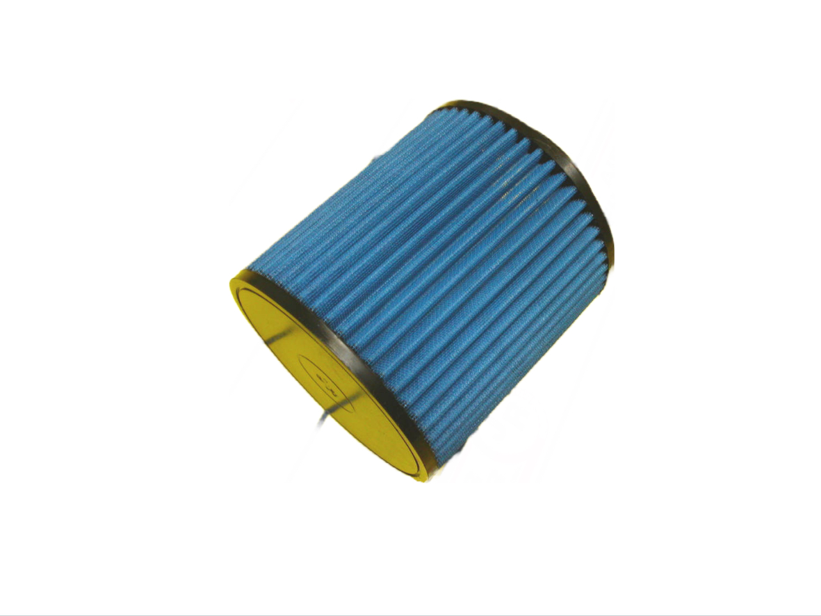 JR Filter Cylindrical, Connection diameter 70, Black Rubber Top