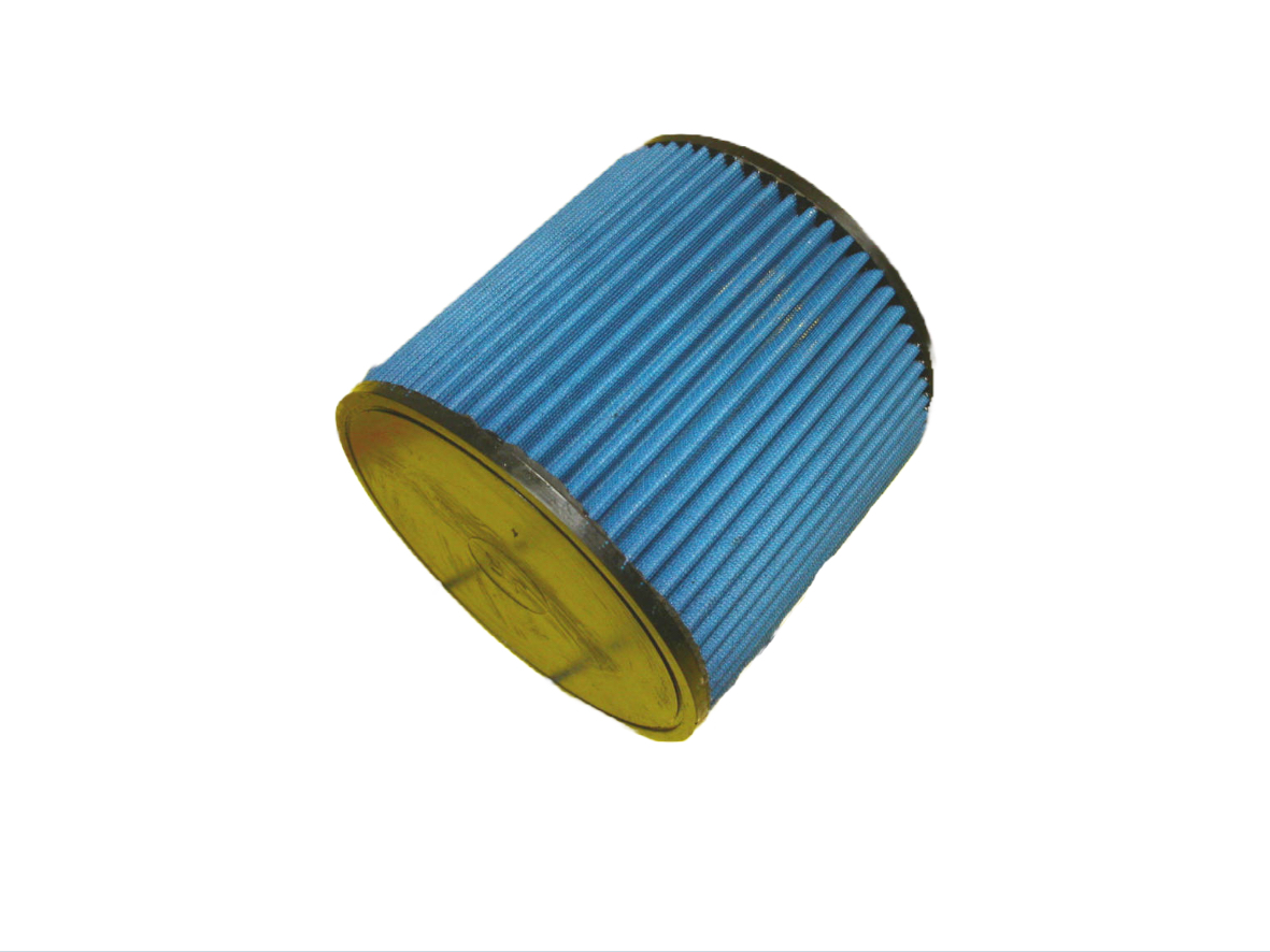 JR Filter Cylindrical, Connection diameter 70, Black Rubber Top