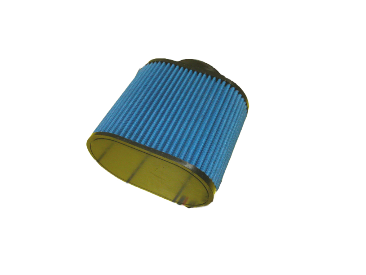 JR Filter Cylindriskt, Anslutningsdiameter 70 , Kromad Topp