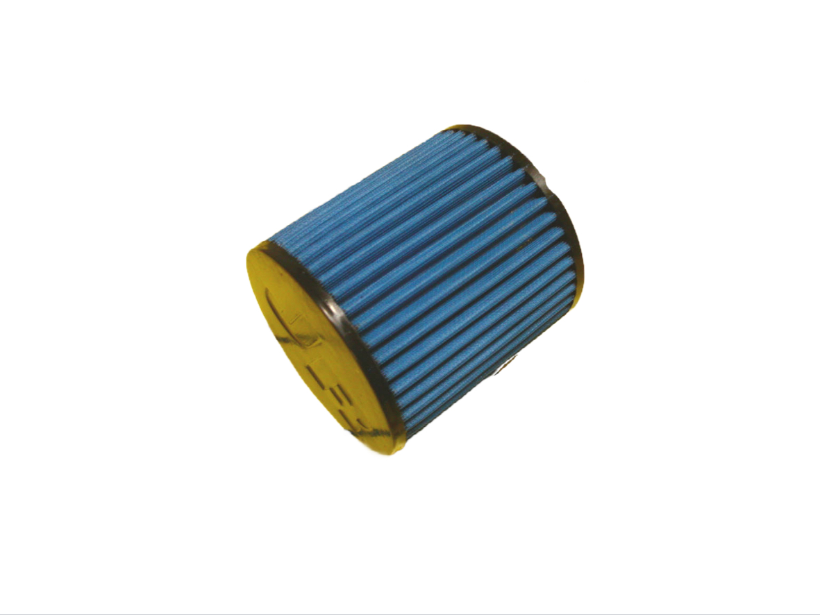 JR Filter Cylindriskt, Anslutningsdiameter 52, Svart Gummitopp